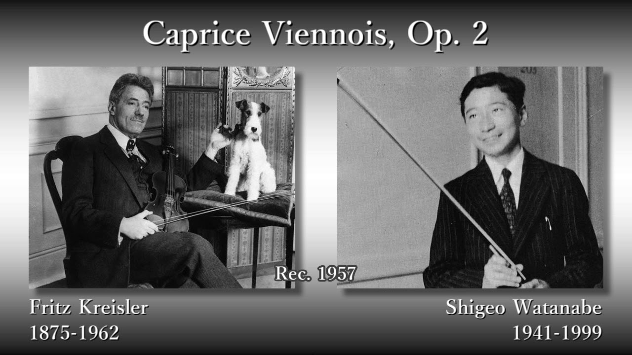 Kreisler: Caprice Viennois, S. Watanabe (1957) クライスラー ウィーン奇想曲 渡辺茂夫