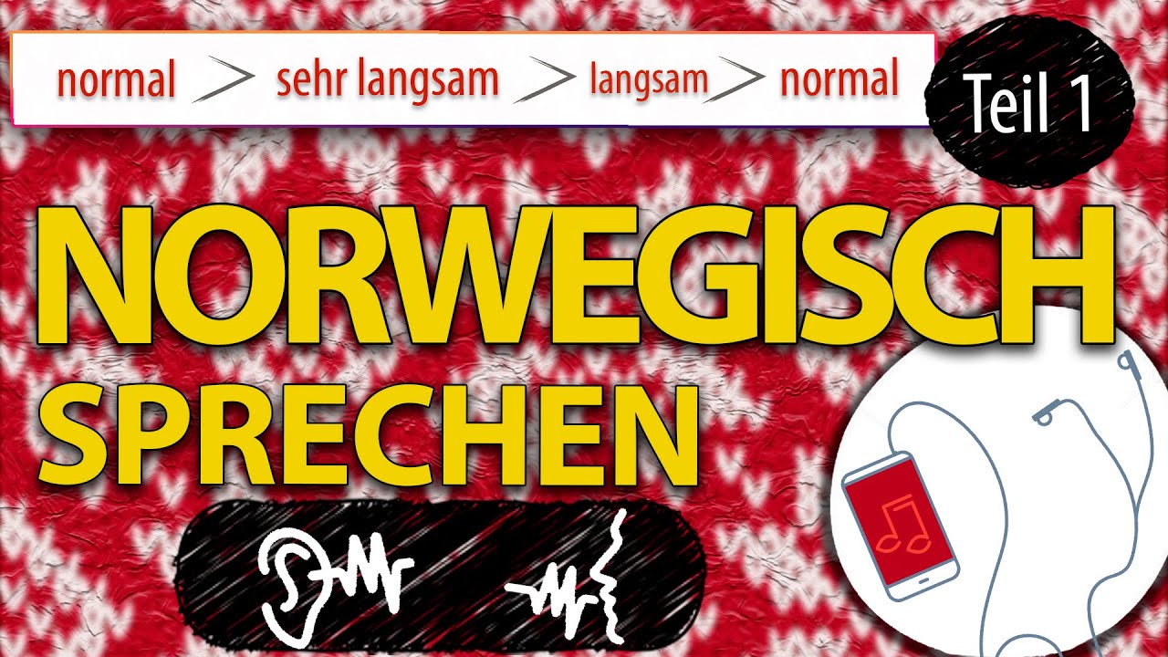 Norwegisch lernen für Absolute Anfänger! Teil 1 von 2