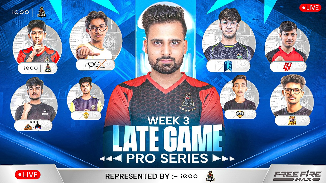 WEEK 3 LATE GAME PRO SCRIMS LIVE WITH TG FOZYAJAY FT. iQOOTG FOZYAJAY |  #IQOO15R