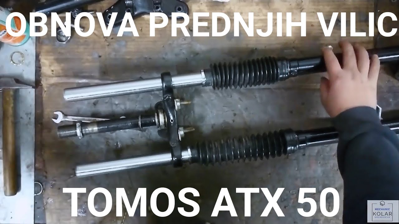 OBNOVA PREDNJIH VILIC TOMOS ATX 50