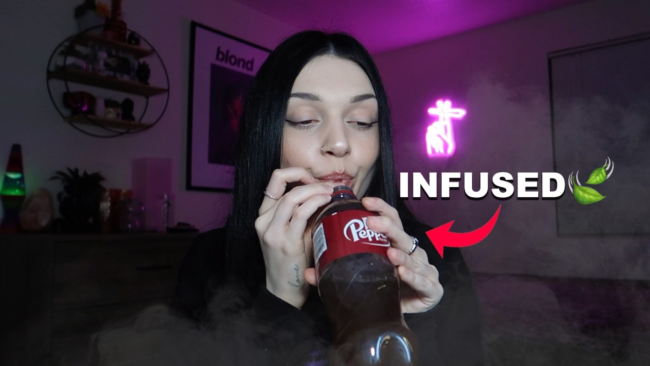 Я приготовила Dr Pepper с добавлением трав.