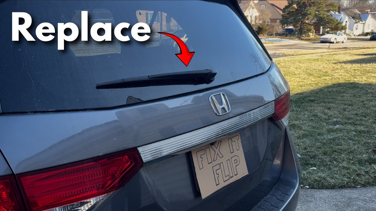 Замена заднего стеклоочистителя на Honda Odyssey 2005-2022