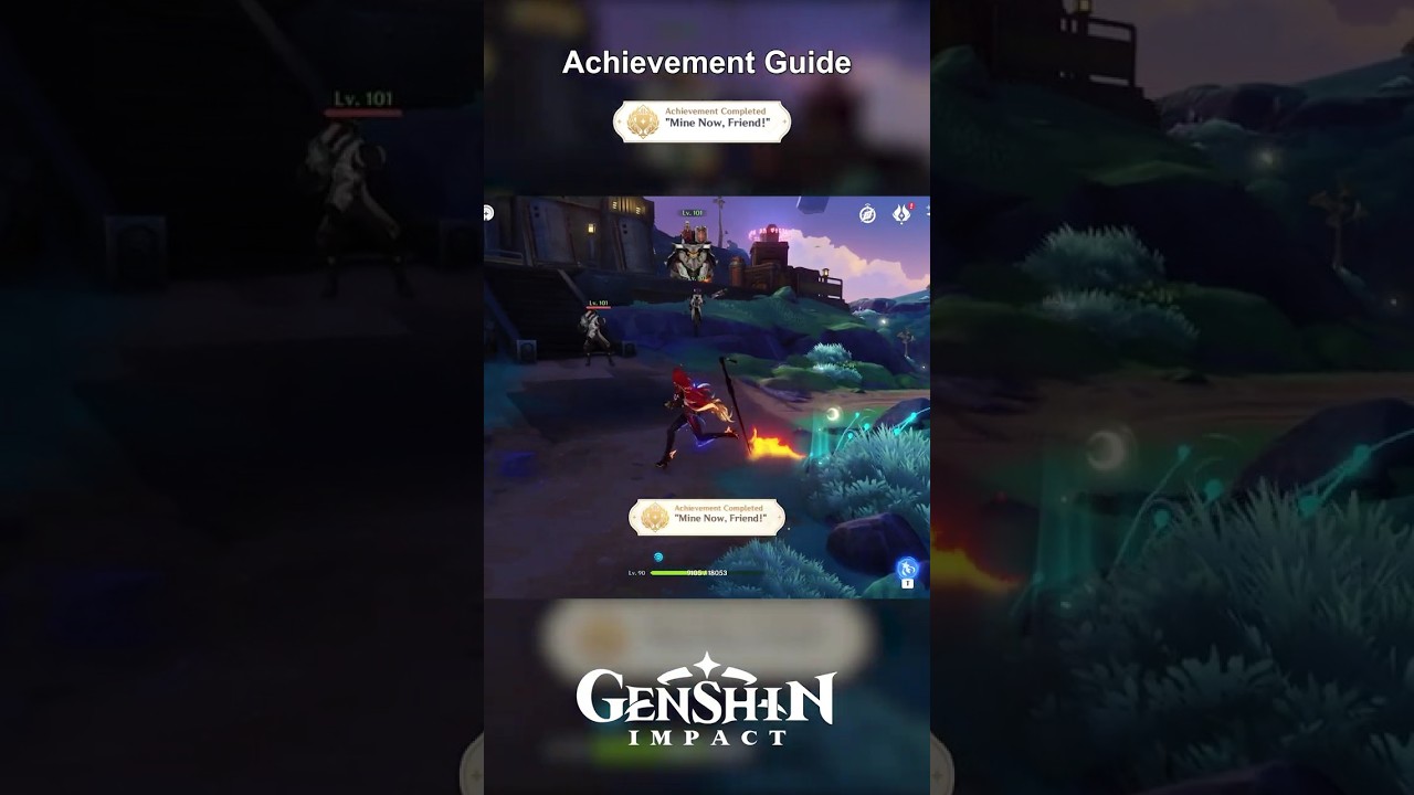 Genshin Impact | Secret Achievement Mine Now, Friend!