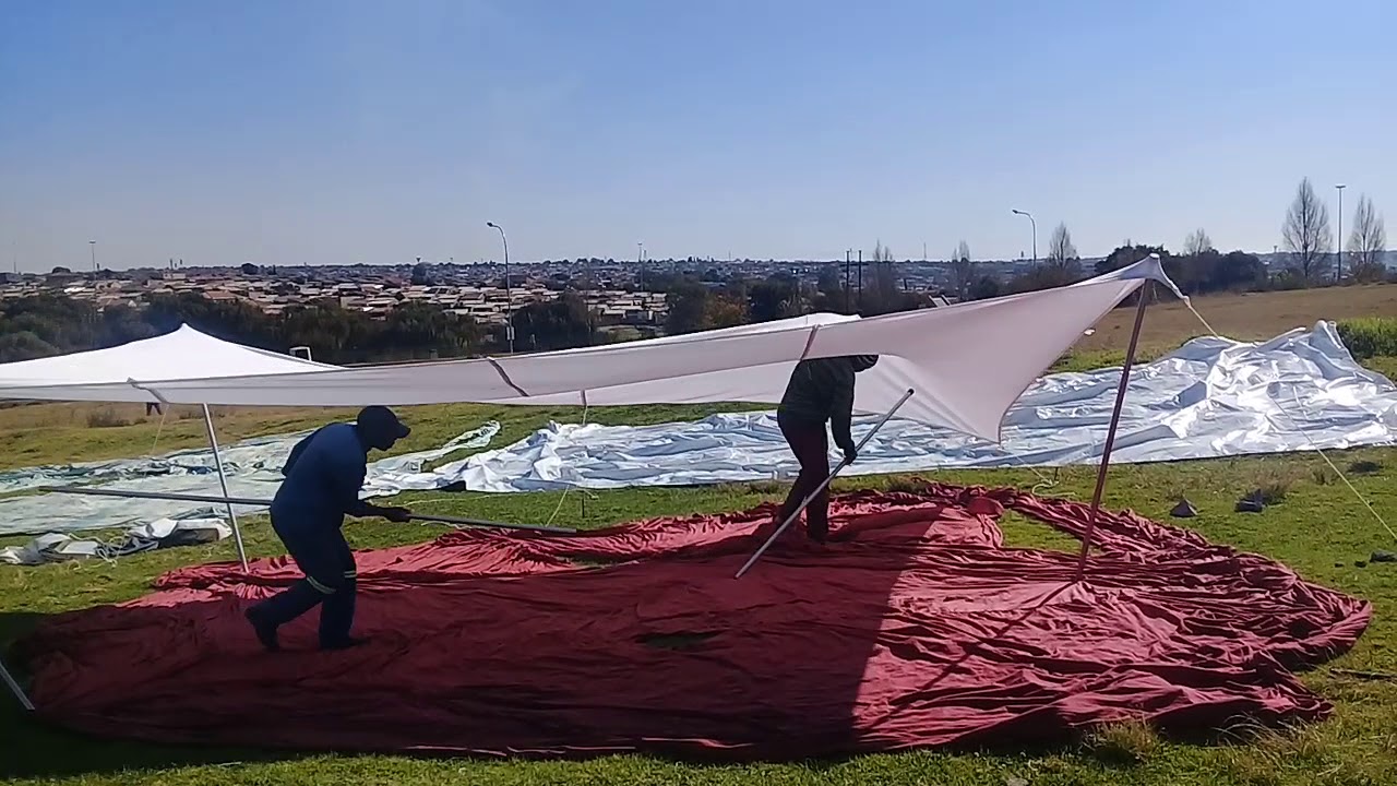 Avbob 4x6m non waterproof stretch tent training www.tentsking.co.za