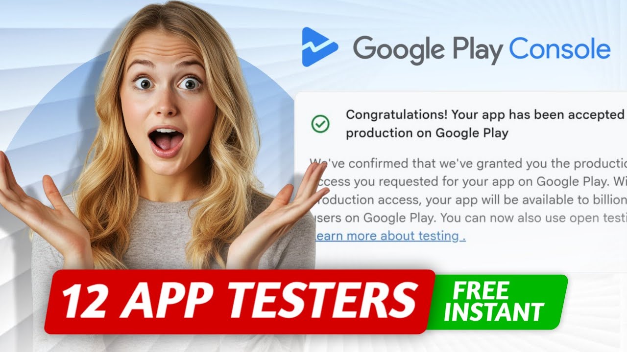 How to get 12 Testers for FREE (in 2026) | Get 12 Play Console Testers Fast | Closed Testing