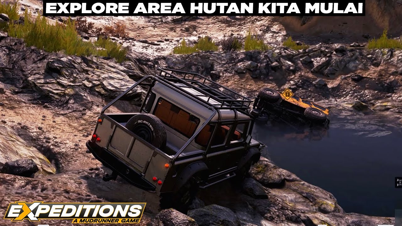 Penyelamatan Mobil Tertidur & Pencarian Area Sesepuh Zaman Batu 🗿🗿 Expeditions: A MudRunner Game