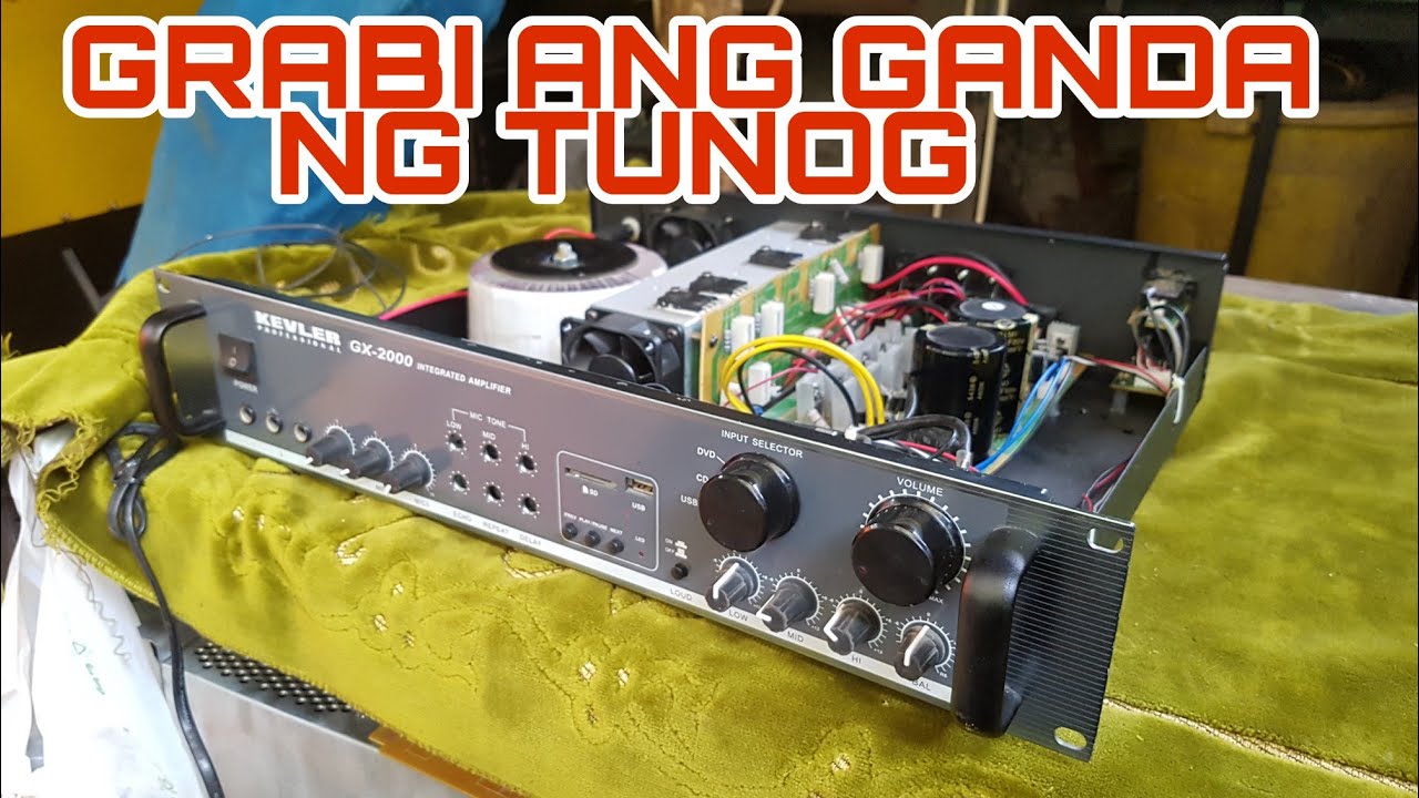 Subrang linaw nito grabi | KEVLER GX-2000 INTEGRATED AMPLIFIER.