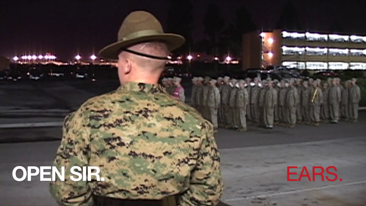 SSGT Nichols: Outside Working on DRILL as a Senior Drill Instructor.