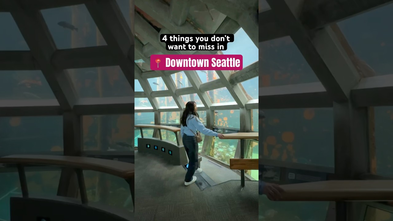 Downtown Seattle, Seattle Aquarium, Pike Place Market, things to do in Seattle #seattle #pnw