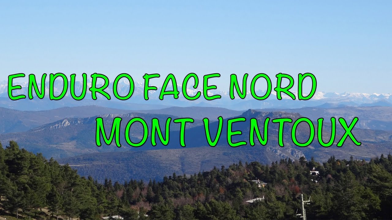 Enduro noire Face Nord du Mont Ventoux (parcours n°6)