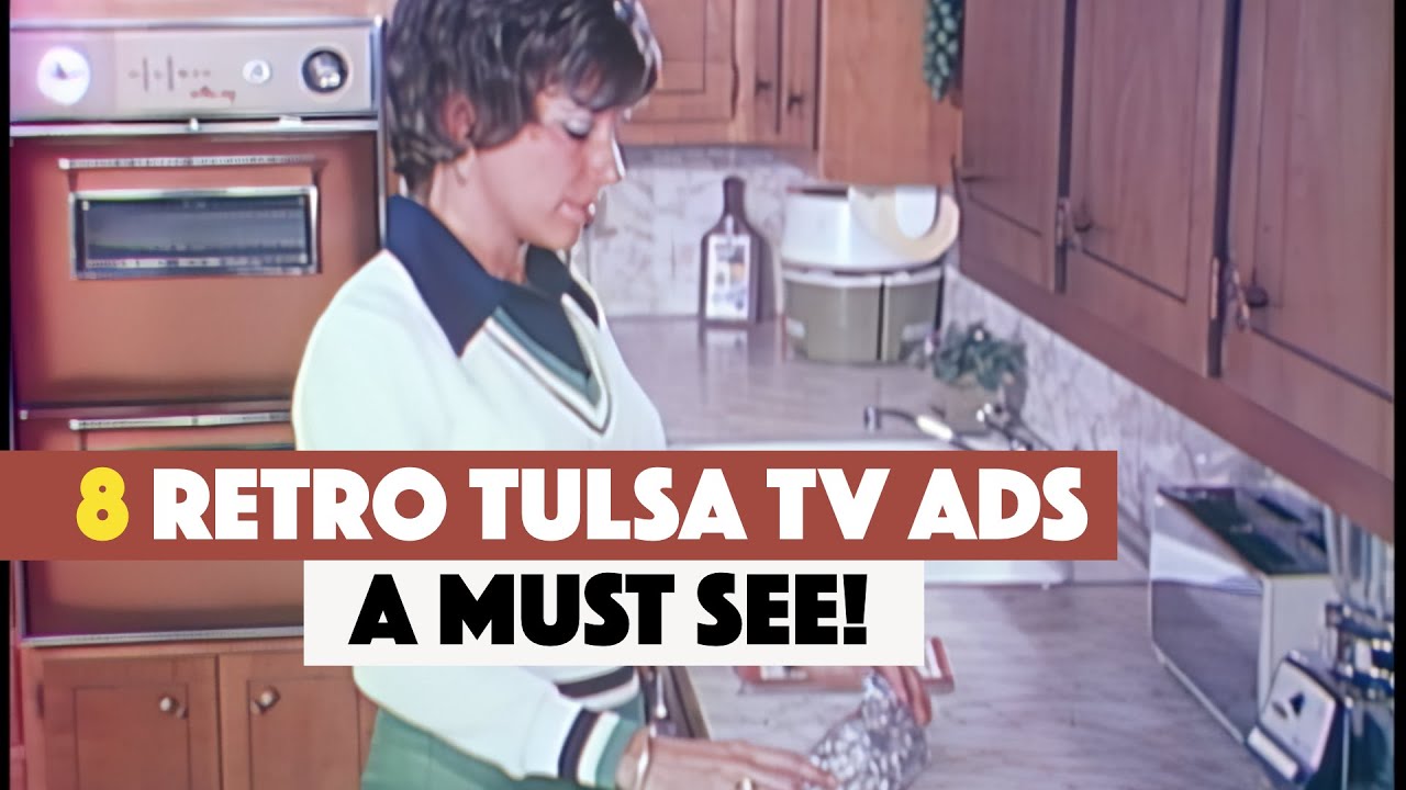 8 VINTAGE TV SPOTS - Aired in Tulsa Oklahoma - MUST SEE RETRO TV