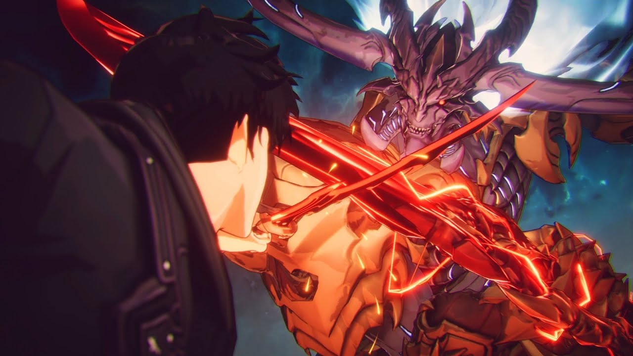 Sung Jin Woo VS Baran (The Demon King) | Full Cinematic - Solo Leveling Arise
