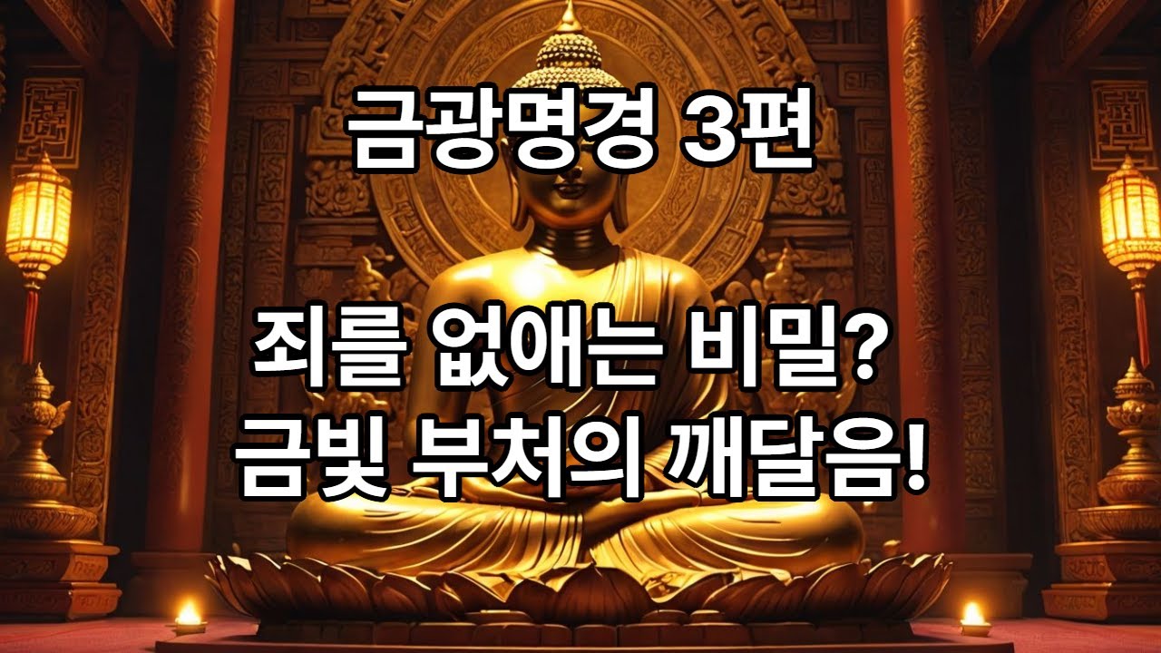 ✨ 금광명경 3편: 죄업 소멸과 불멸의 부처님 몸(금신)의 비밀!