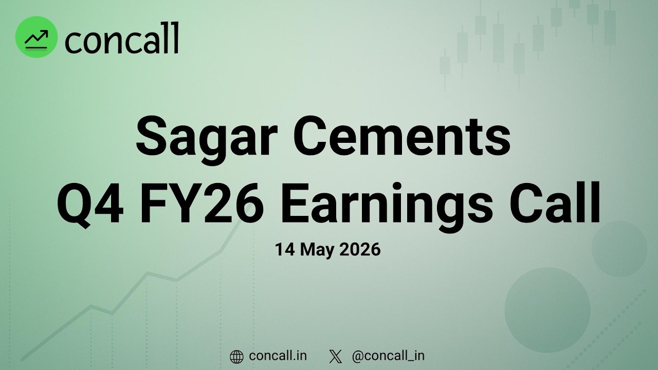 Sagar Cements Q4 FY26 Earnings Conference Call | Concall.in