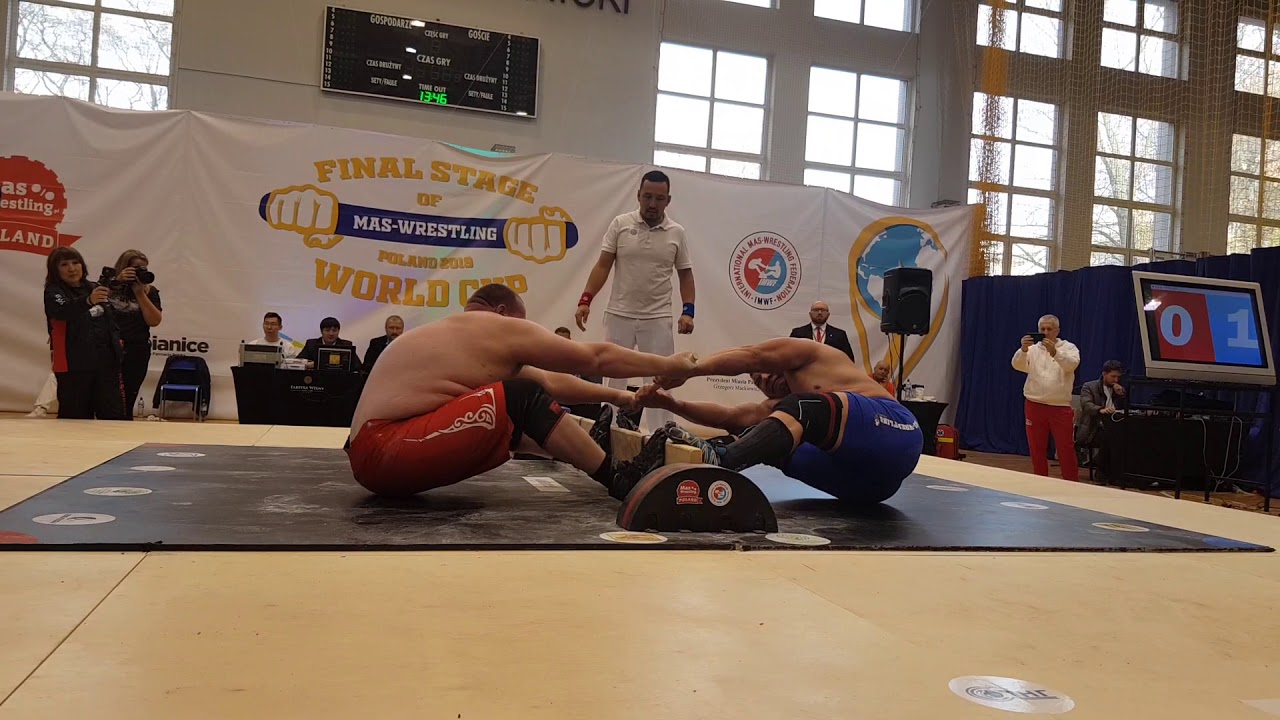 Mas-wrestling World Cup 2019, Men +125 kg, USA vs Chile
