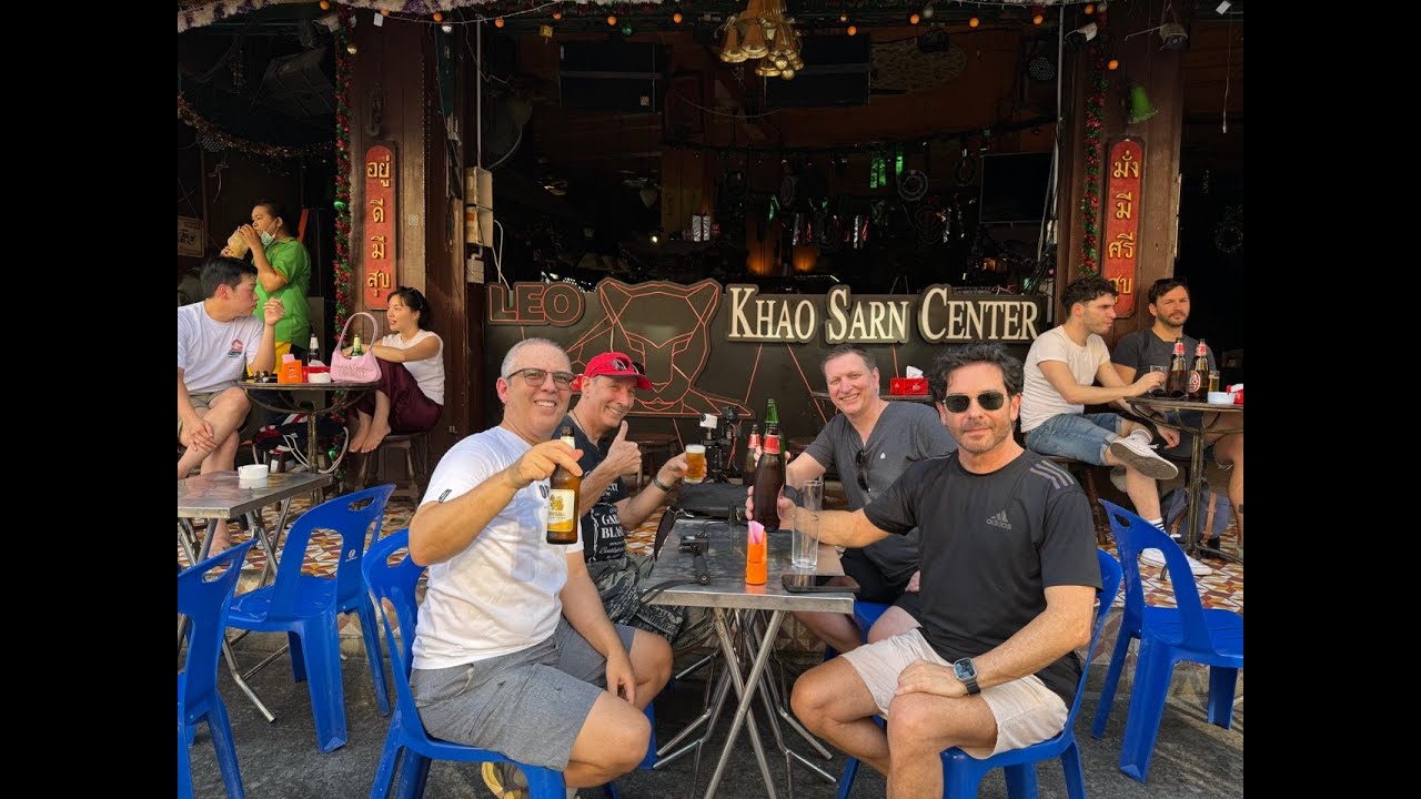 A Canal Boat Ride To Famous Khaosan Road With The Boys On A Fantastic Winter Day in Bangkok V 80-23