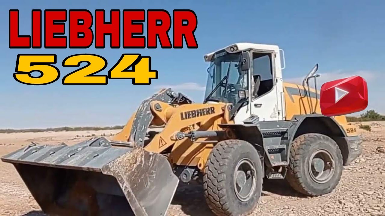 تعليم سياقة  شارجور للمبتدئين LIEBHERR 524 💥💥⬅️⬅️🚧🚧💯