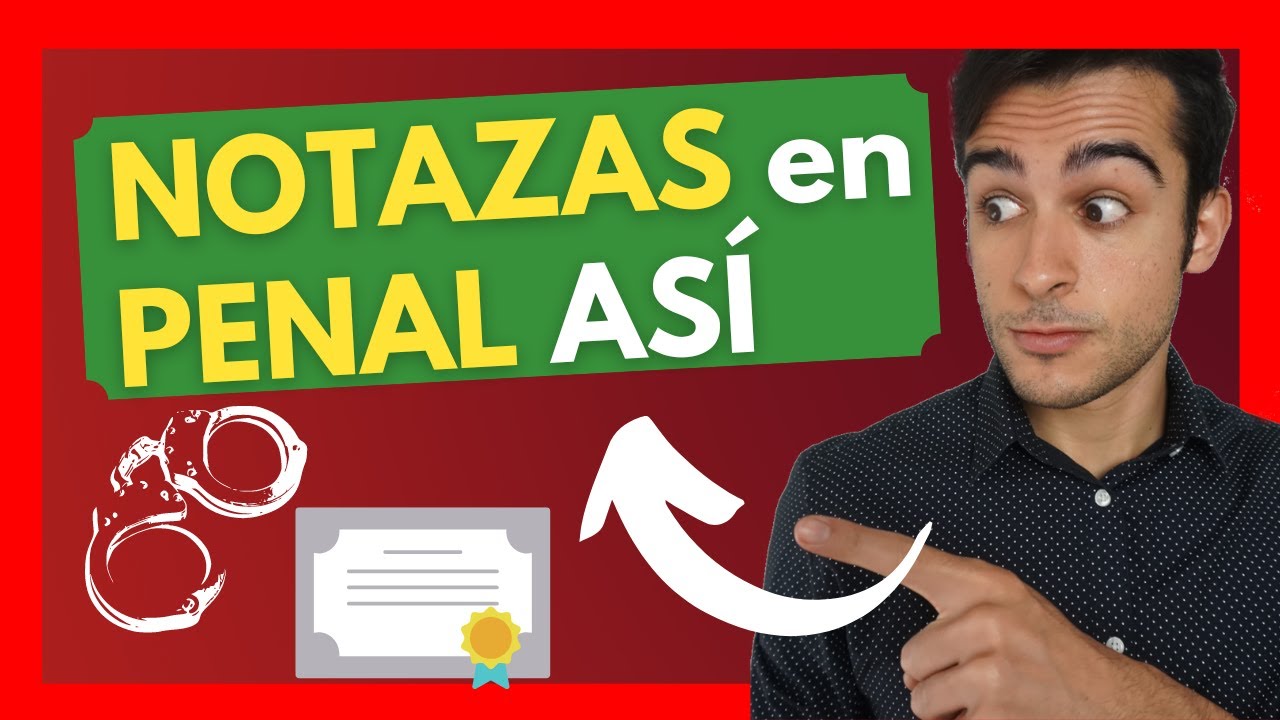 🔴Cómo Estudiar Derecho Penal [5 Pasos Para sacar la mejor Nota]