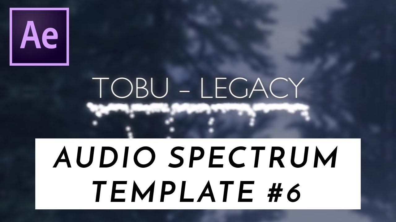 Audio Spectrum Template #6 (Free Download) [After Effects] 🔽