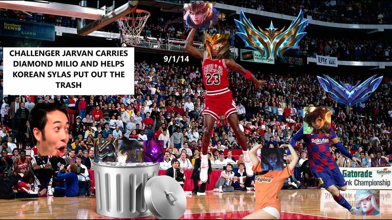 CHALLENGER JARVAN BECOMES MICHAEL JORDAN AND 1V9S