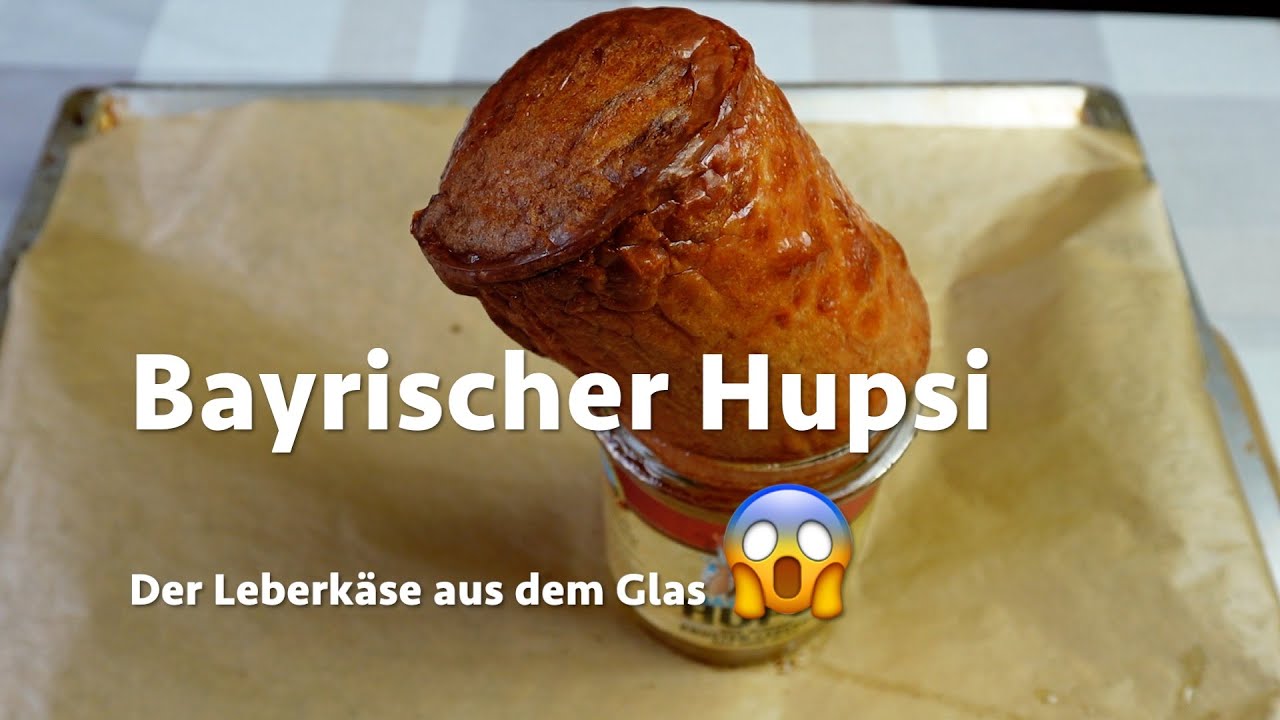 Bayrischer Hupsi - Der warme Krusten-Leberkäse aus dem Glas 😂 Ich teste & probiere ihn 😱