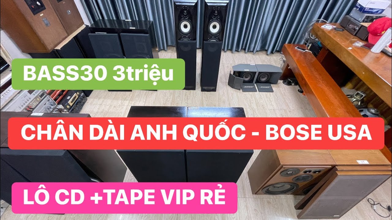 5/1 LH#0961169293 LÔ LOA ANH MỸ NHẬT TOÀN CHẤT - LOA LỜI KARAOKE SIÊU RẺ - LÔ CD CHẤT BĂNG TAPE RẺ