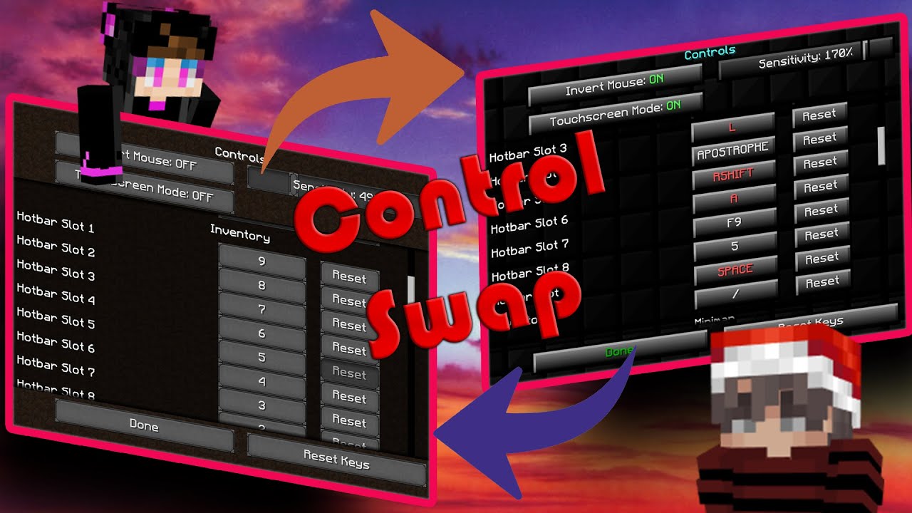 CONTROL SWAP in Bedwars! (hard)