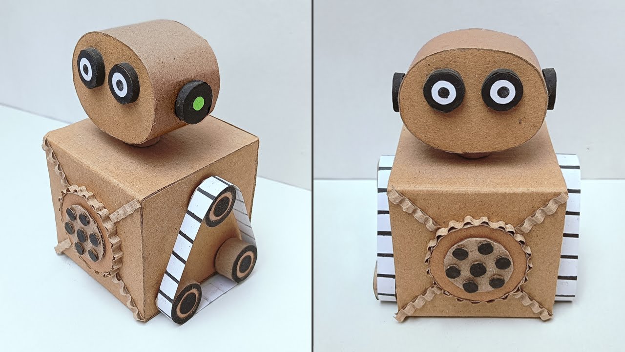 How to make a robot with cardboard | DIY robot | Science project