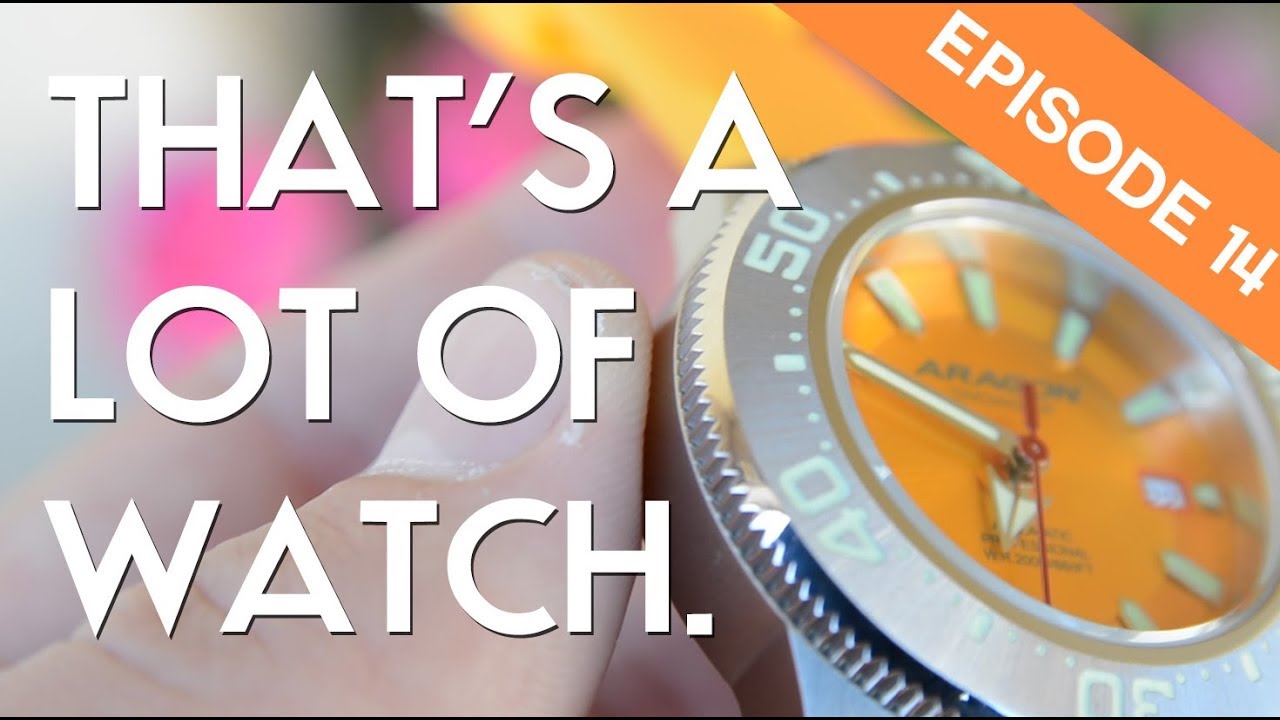 Aragon Divemaster NH35 Rubber Strap Watch Review  - Ep. 14