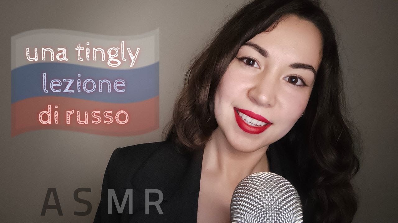 ASMR ♡ Rilassati imparando il russo con me ✨