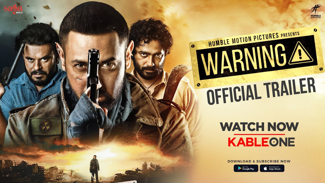 Warning (Trailer) Gippy Grewal, Prince KJ, Dheeraj K, Amar H | Watch Full Movie on KableOne OTT