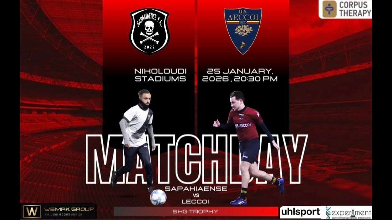 SAPAKIAENSE VS LECCOI (25/01/2026) SKG TROPHY