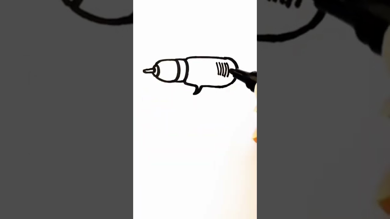drill machine drawing easy,easy drawing,simple drawing,shorts,drawing,tiktok,tik tok,art,machine