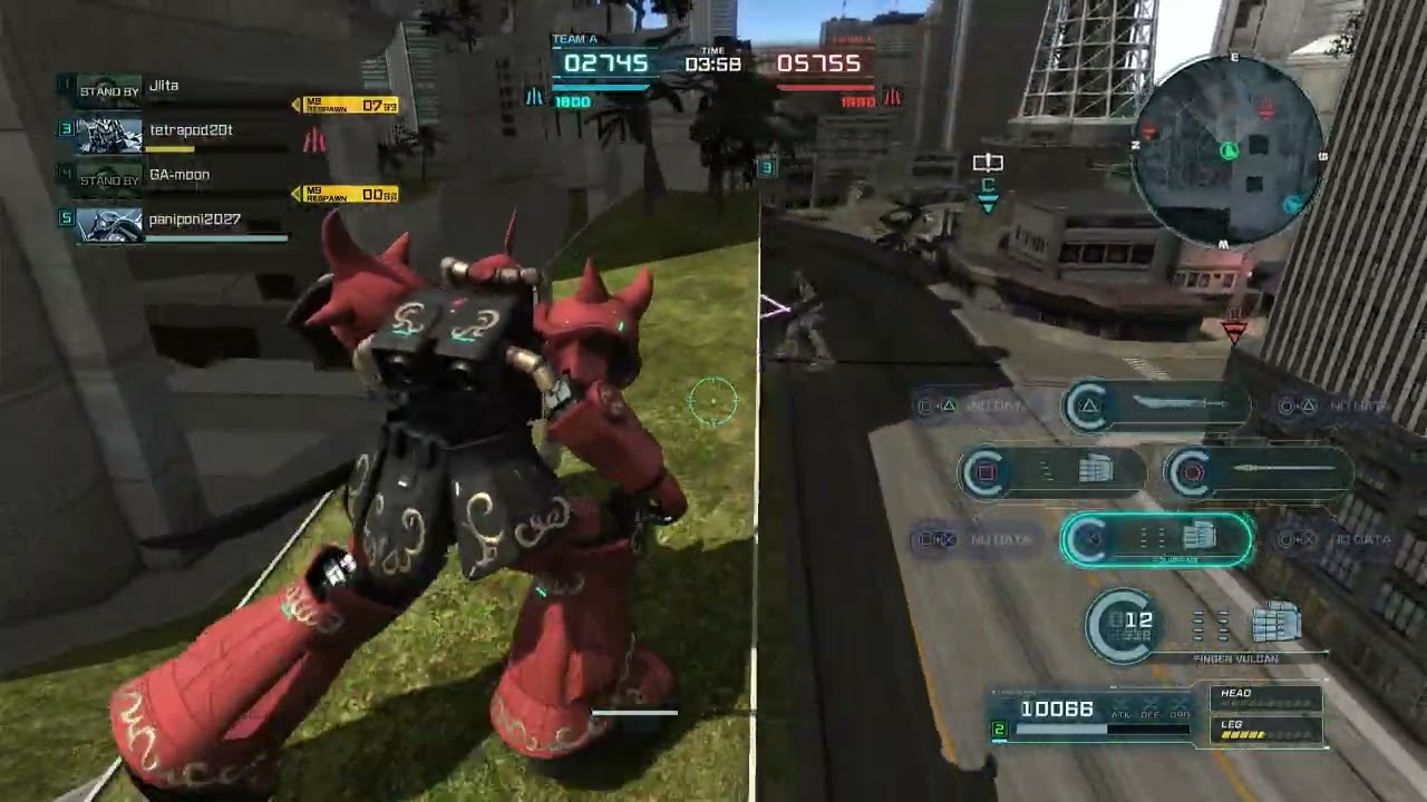 Steam版から来た人によるPS版バトオペ日記 その264 リゾート開発区域 マ・クベ専用グフ 350 5番は冤罪、3番と4番は支援機を狙うなら強襲乗ってね❤