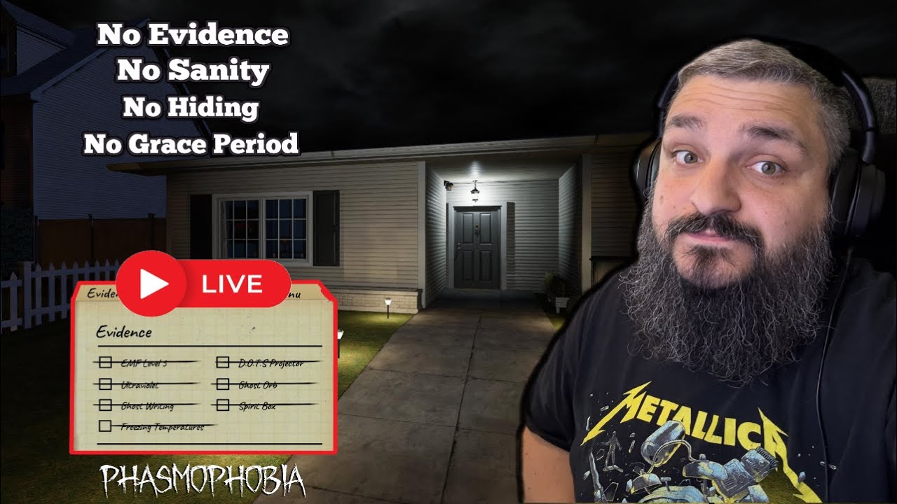 No Evidence/No Sanity Perfect Games! Educational Gameplay! | Phasmophobia Live