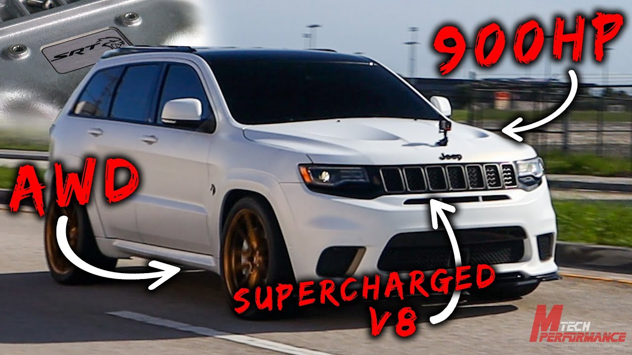 We Built A 900hp Trackhawk (BRUTAL LAUNCH 0-60 3.0 SEC)