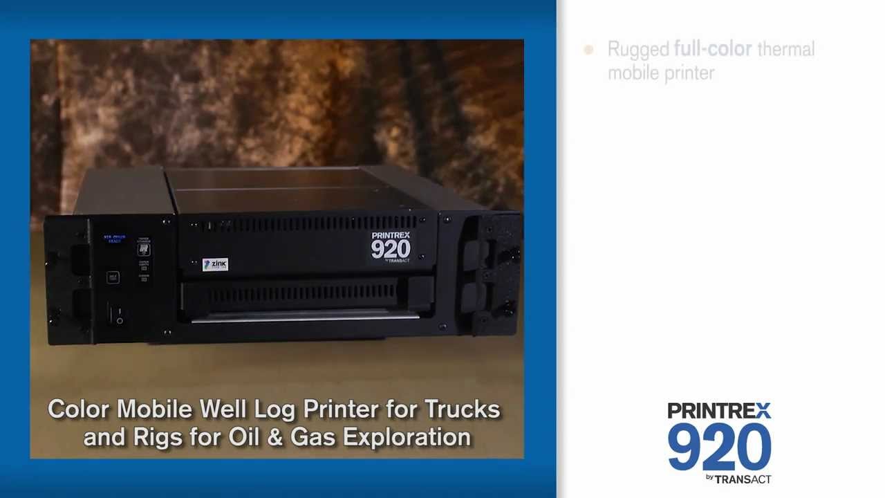 Printrex 920 - First Color Printer Tough Enough To Ride Shotgun