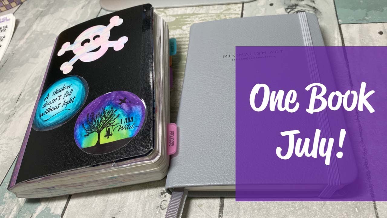 One Book July, Moving from A6 Stalogy to Minimalism Art A6/B6 Journal