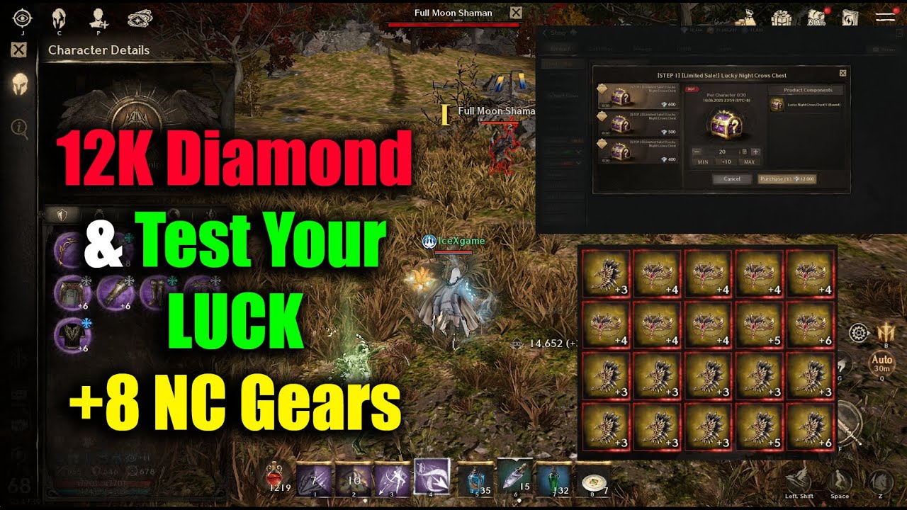 Night Crows 12K Diamond VS NC Gears Enhance
