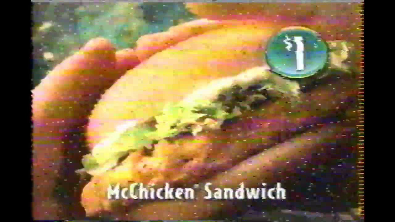 (Low Quality) McDonald's Hot and Spicy McChicken Sandwich Commercial (2002)