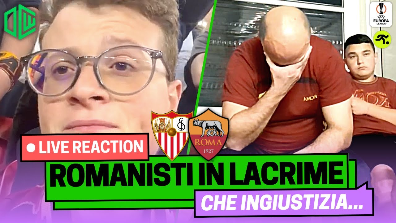 SIVIGLIA ROMA 5-2 D.C.R. LIVE REACTION | 