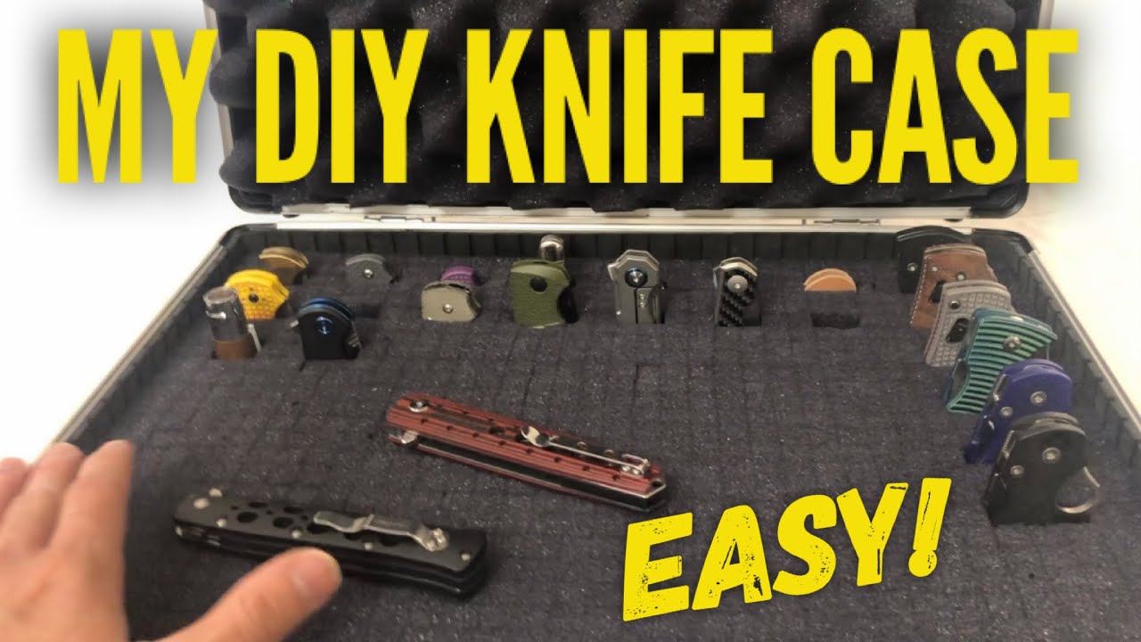 Making My Own DIY Knife Case Using Pick n&rsquo; Pluck Foam