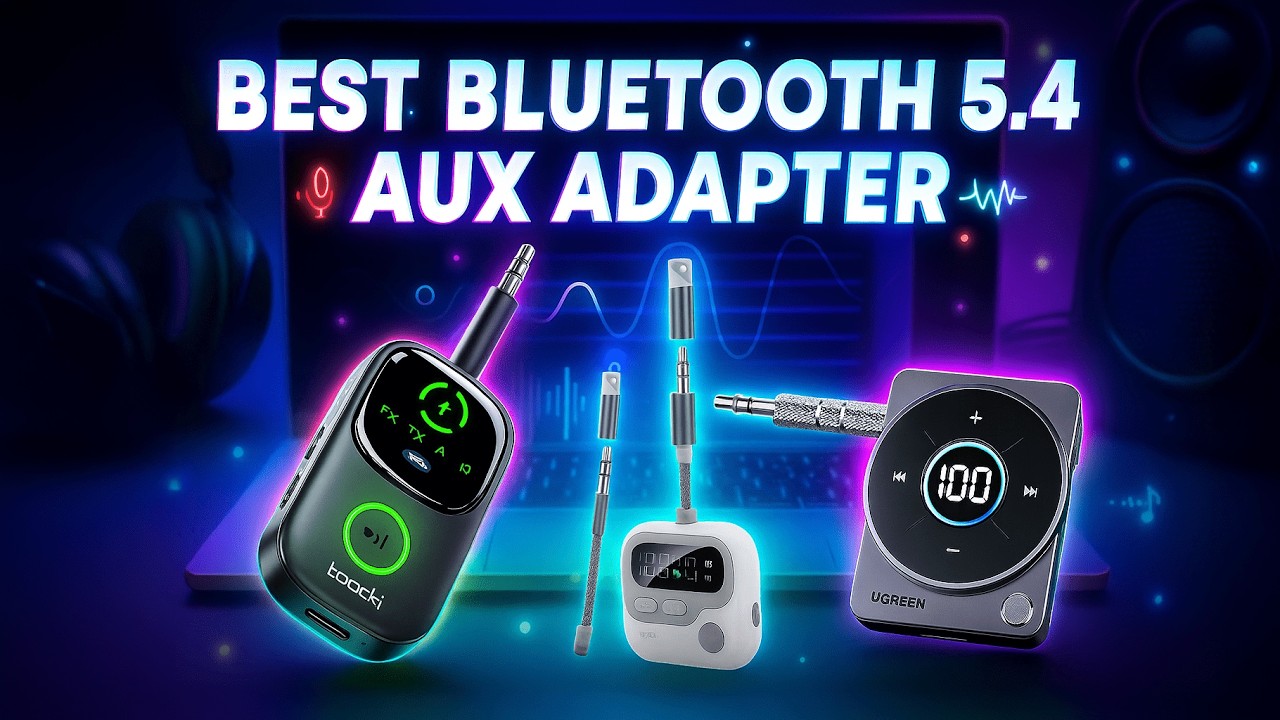 Best Bluetooth 5.4 AUX Adapters - Top 3 Picks You Must See!