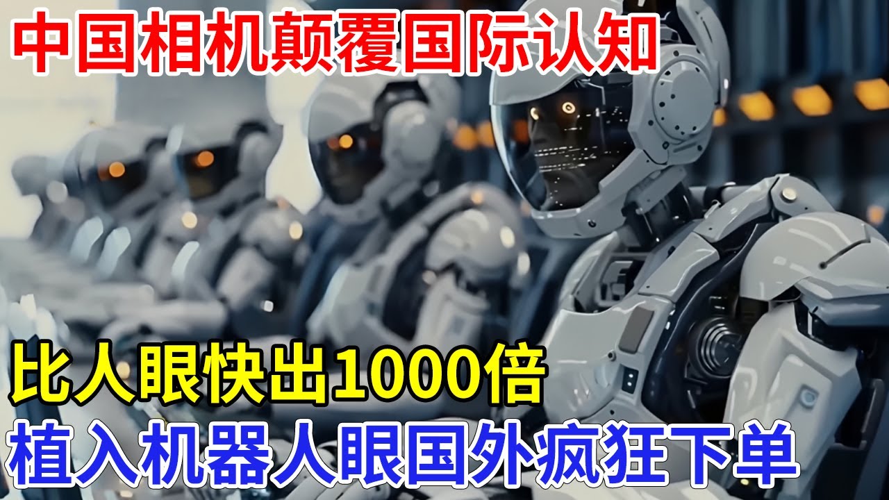中国相机颠覆国际认知，脉冲视觉技术，比人眼快出1000倍，已植入机器人眼，国外听闻疯狂下单【科技传奇】
