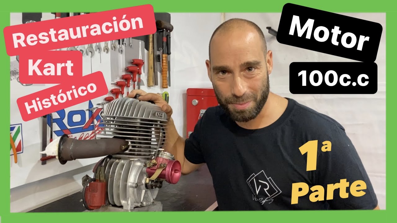 Restauración de un kart Histórico: Motor del Formula 1ºparte!!! Vamosss!!!