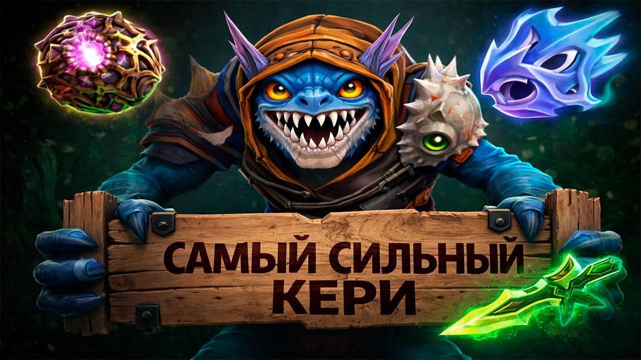 САМЫЙ ДИЗБАЛАНСНЫЙ КЕРИ 7.40 / slark 13.000 mmr