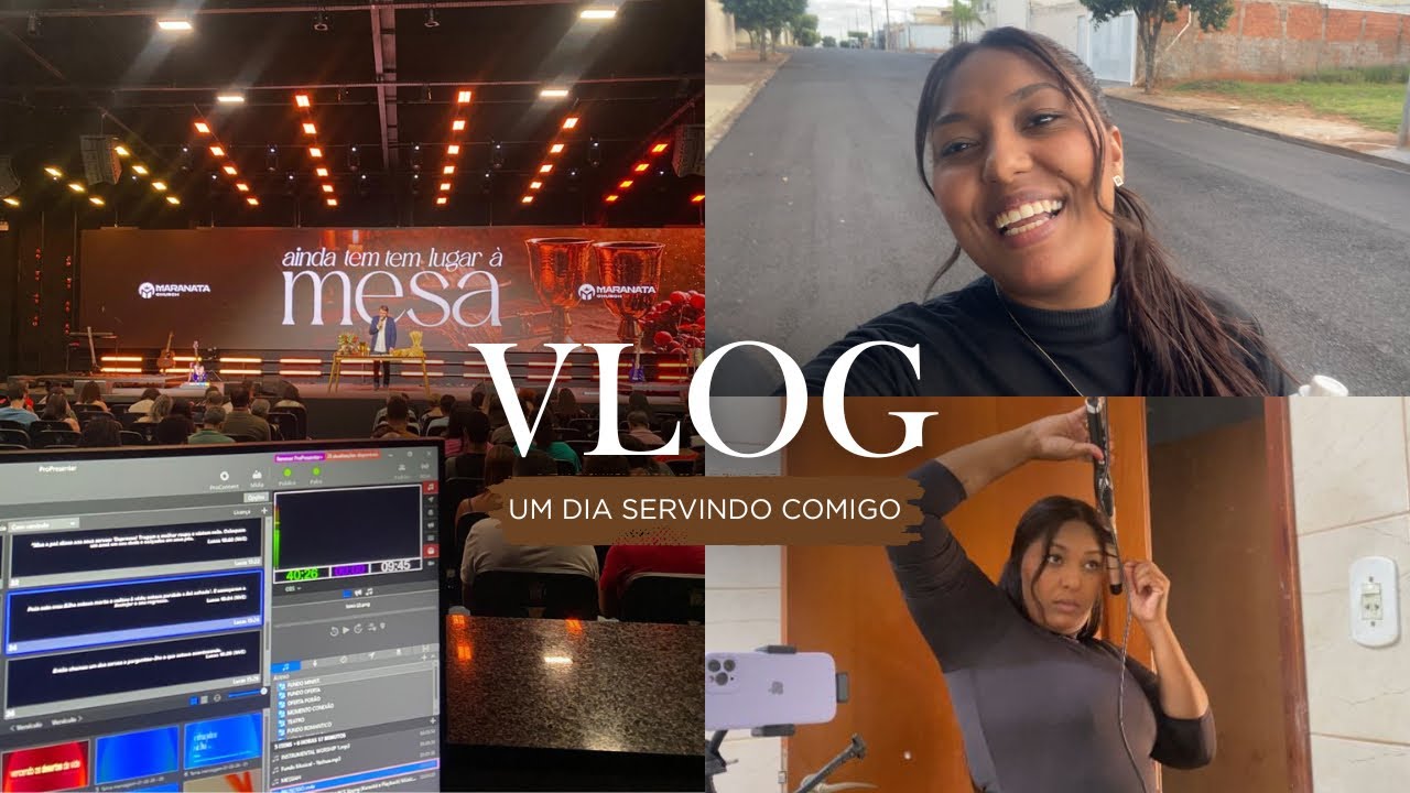 Domingo servindo na mídia da igreja + churrasco em família e surpresa de Dia das Mulheres 💐 | Vlog