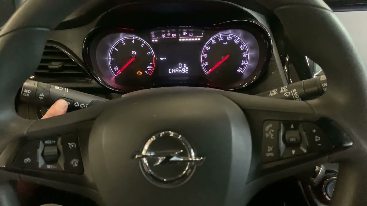 Сброс сервиса Opel Karl