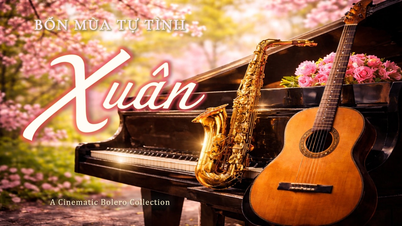 BỐN MÙA TỰ TÌNH – Vol.1: XUÂN | Full Album Bolero Instrumental