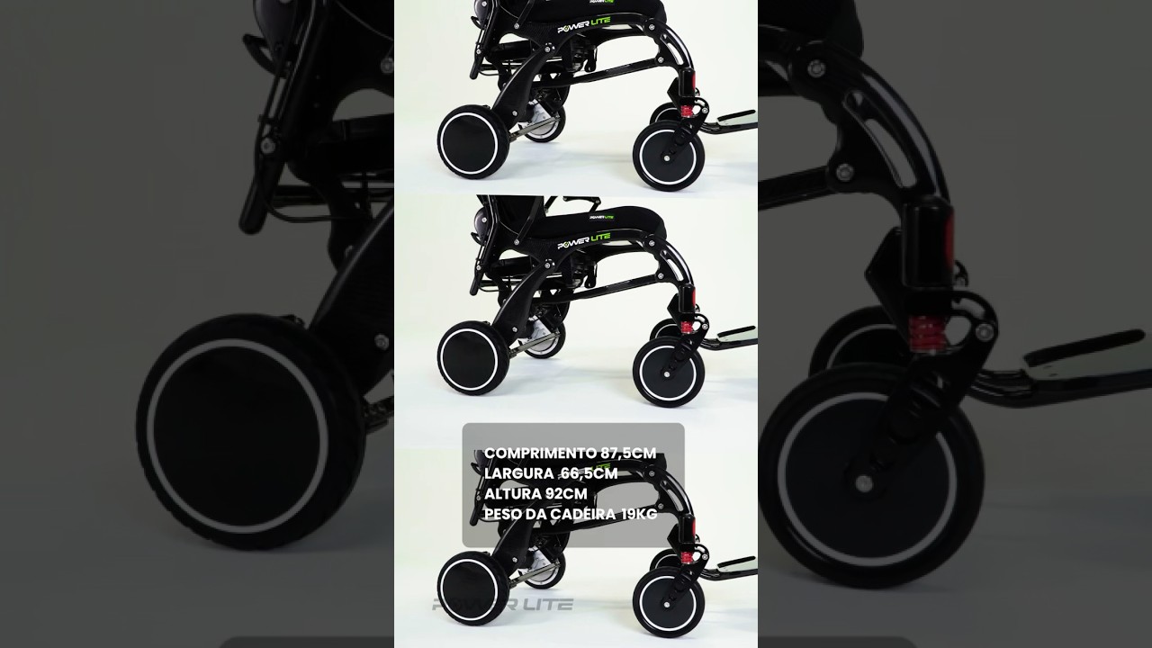 Cadeira de rodas motorizada Carbon Power lite #fibradecarbono #leve #cadeiraderodas #dobr&aacute;vel